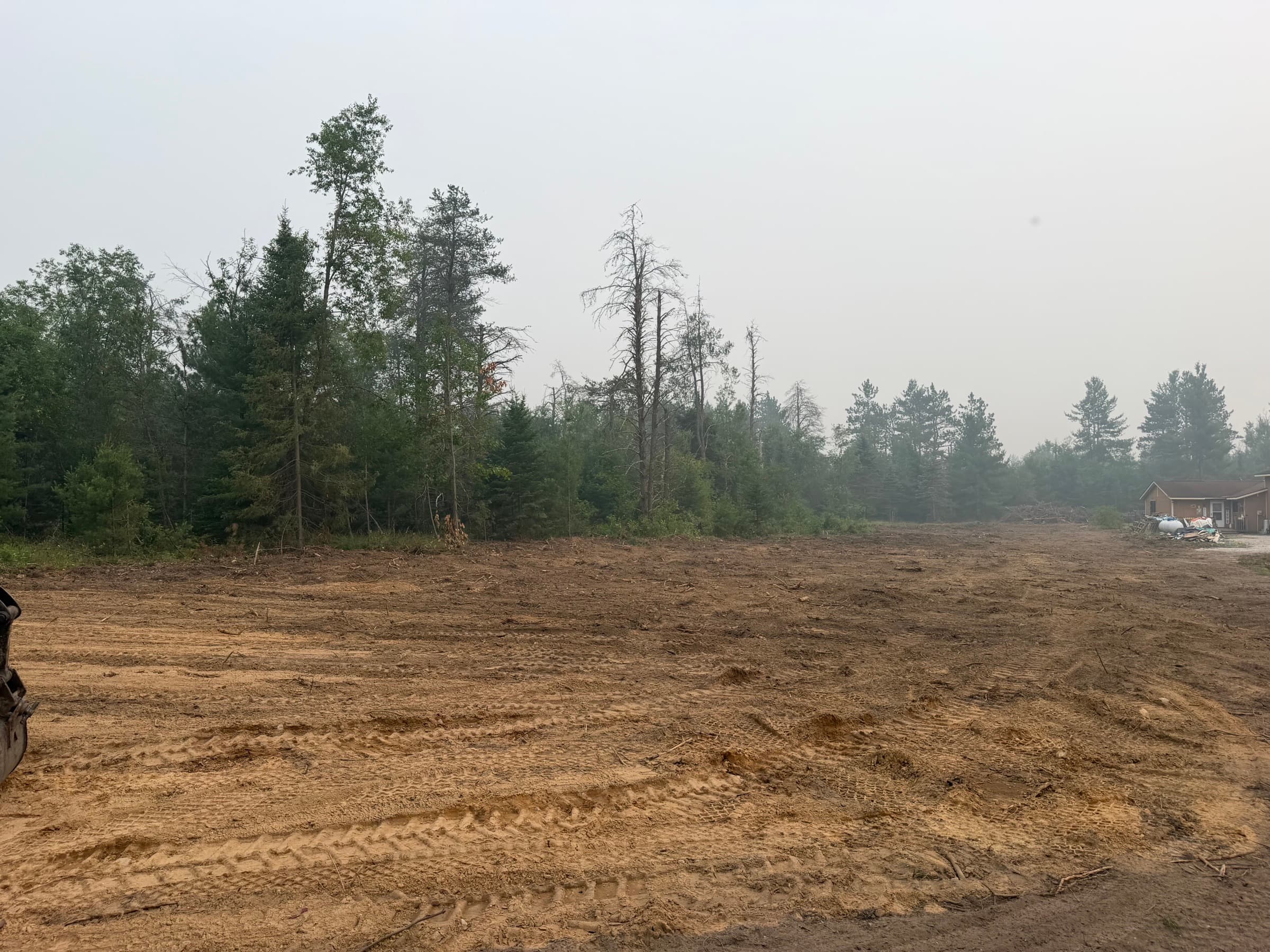 Cleared and prepared property after Northern Dirt land clearing